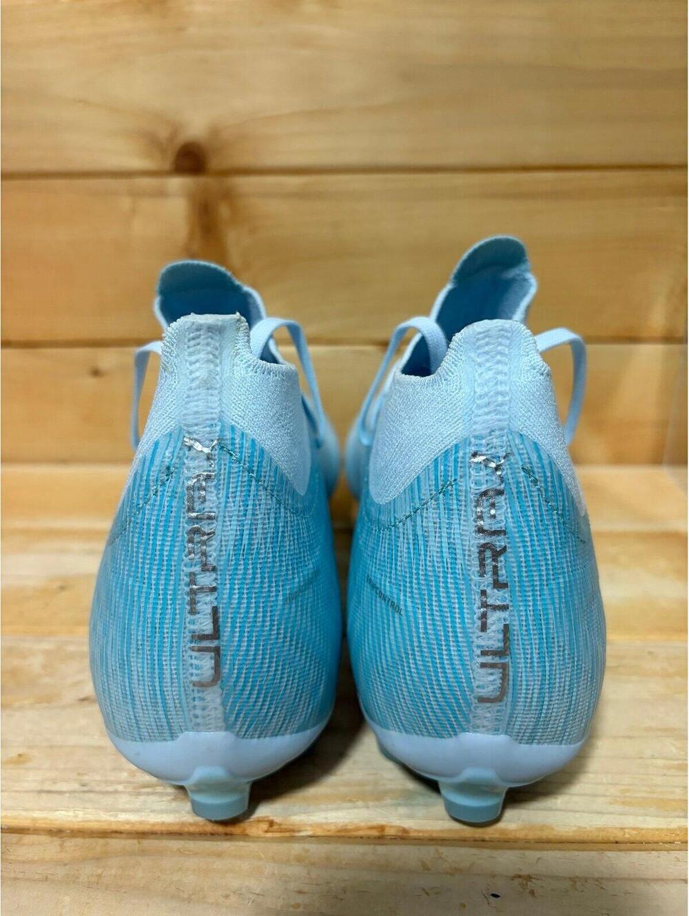 New Puma Ultra Match 5 FG AG Soccer Cleats White Blue Women's Size 8 108640-01 - Picture 5 of 6